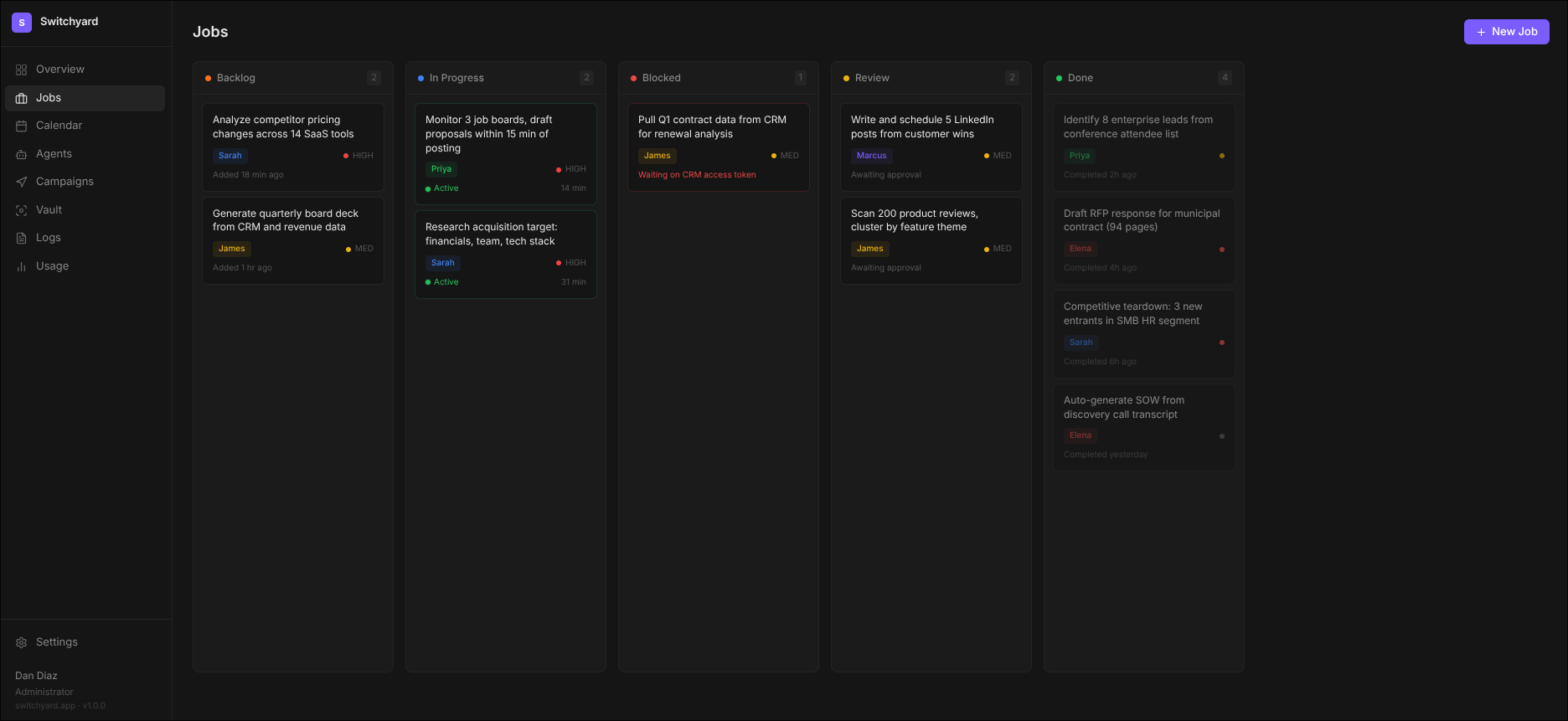 Switchyard AI Operations Engine